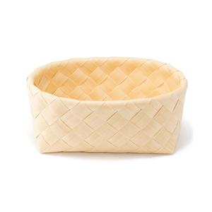 Panier en bambou écologique fabriqué à la main pour le stockage de collations de fruits et légumes avec tissage traditionnel rustique et design naturel - Product Image 5