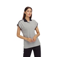 2023 Meilleure vente en gros logo personnalisé blanc femmes Polo manches courtes confortable été respirant polo t-shirt femmes
