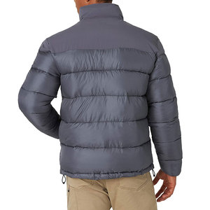 Chaqueta de Invierno Acolchada para Hombre, Chaqueta de Estilo Moderno con Relleno, Cuello Alto de Lona Gruesa, Cierre de Cremallera, Cálida, Transpirable y de Secado Rápido - Product Image 2