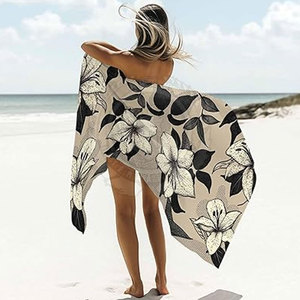 High Quality Soft Plush Surface Luxury <b>Beach</b> <b>Towel</b> Absorbent & Lightweight for Sun Bathing and Swimming Pool Use (All-Season) - Product Image 2