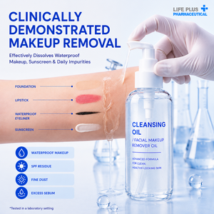 Huile nettoyante pour le visage, huile démaquillante, nettoyage en profondeur, tous types de peau, formule avancée pour une peau propre et d'apparence saine - Product Image 5