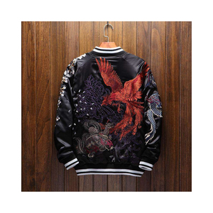 Chaquetas de sublimación para mujer Chaquetas de bombardero de satén personalizadas con cremallera Chaquetas de sublimación - Product Image 2