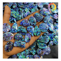 Coquille d'ormeau polie verte carrée avec un côté poli pour incrustation de guitare, conception de bijoux, mosaïque, cadre photo