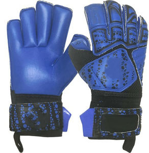 Gants de gardien de but de football professionnels au design dernier cri, en latex de 4 mm, épaissis, imperméables, avec sangle de poignet réglable, respirants, à lacets - Product Image 2