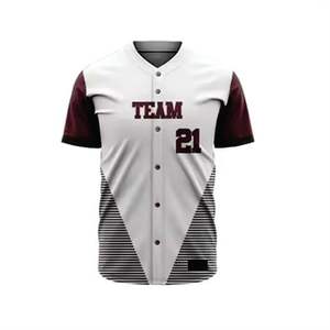 Conjunto de uniforme de béisbol de sublimación personalizado transpirable con Jersey y pantalón conjunto completo más opción de impresión de nombre del equipo ropa deportiva 2025 - Product Image 2