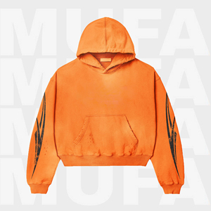 Pantalon de survêtement à capuche 100% coton pour hommes Streetwear d'hiver en relief Impression numérique Prix raisonnable Service OEM disponible - Product Image 1