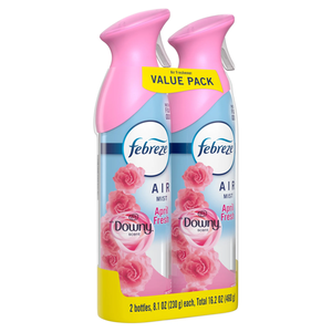 Febreze Air Mist, Ambientador en Aerosol, Aroma Downy April Fresh, 8.1 oz, Paquete de 2 - Product Image 6