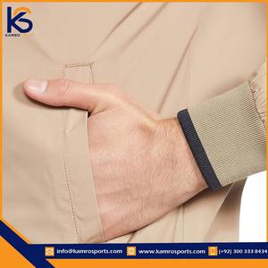 Venta directa de fábrica Chaquetas de chándal para hombre Nueva llegada Chaquetas de chándal para exteriores Chaquetas de chándal con cremallera de color liso - Product Image 6