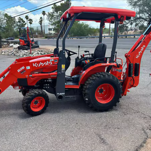 ซื้อรถแทรกเตอร์ขนาดเล็กคุณภาพสูง Kubota B26 24 แรงม้า ขับเคลื่อน 4 ล้อ พร้อมอุปกรณ์ตักดินและแบคโฮ พร้อม ROPS สำหรับขาย - Product Image 1