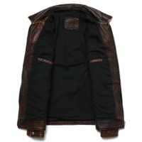 Erkek Kahverengi Vintage Hakiki Deri Ceket Premium Sığır Derisi Günlük Motosiklet Ceketi Retro Çok Cepli Biker Ceketi