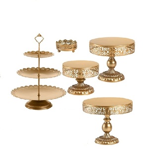 Soporte para servir pasteles de Metal Rosa ecológico, herramienta para pasteles en forma de fruta para el hogar, Hotel, fiesta y decoración de vajilla de boda - Product Image 4