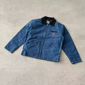 เสื้อแจ็กเก็ตผ้ายีนส์แบบกระดุมผ่าหน้าทรงกว้างผ้าเดนิมเข้ารูปแบบเรียบหรูเนื้อผ้าทอน้ำหนักเบา - Product Image 3