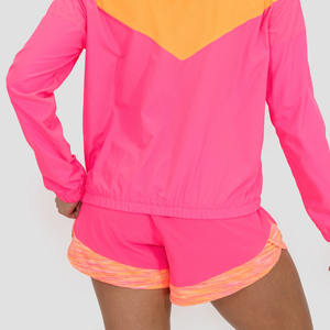 Ensemble de deux pièces avec logo personnalisé OEM Veste et short en nylon imperméable Survêtement vierge Ensembles courts coupe-vent pour femmes 2026 - Product Image 2