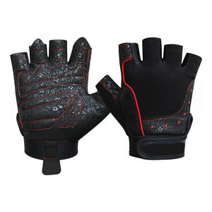 Gants de fitness demi-doigt pour femmes OEM Dernière conception en cuir synthétique néoprène pour l'haltérophilie Gym Utilisation - Product Image 1