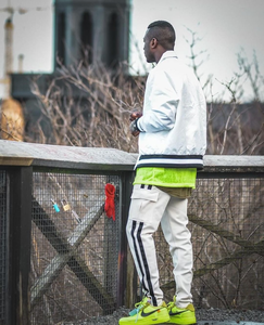Survêtement de jogging imprimé de coupe régulière pour hommes, logo personnalisé écologique, sweat-shirt de course 2 pièces en polyester avec fermeture à glissière pour l'hiver 100% - Product Image 6