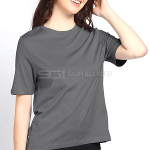 Camiseta de Verano para Mujer, Talla Grande, Cuello Redondo, Manga Corta, Transpirable, Suave y Cómoda para Uso Diario - Product Image 6