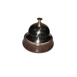Campana de llamada de empuje y prensa de alta calidad para recepción de Hotel y restaurante campana colgante de latón Vintage artículo decorativo antiguo para el hogar - Product Image 1