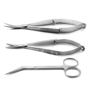 Micro instrumentos para cirugía ocular Castroviejo profesional Acero inoxidable recto CASTROVIEJO Micro tijeras portaagujas - Product Image 2