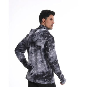 OEM ODM Sweat à capuche de pêche pour hommes, combinaisons de pêche respirantes à manches longues, protection solaire, vente en gros de vêtements de protection UV, sweat à capuche - Product Image 6