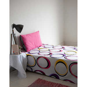 Parures de draps et de taies d'oreiller Circles, literie confortable et élégante - Product Image 1