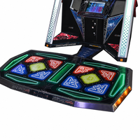 Machine de danse à monnayeur avec rythme musical et tapis de danse pour centre de divertissement et centre commercial