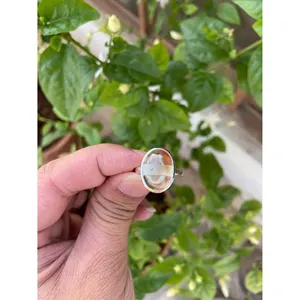 <b>Adjustable</b> 925 Silver <b>Ring</b> with Natural Citrine Gemstone Trendy Princess Cut Bezel Setting Perfect Gift for Any Occasion - Product Image 1
