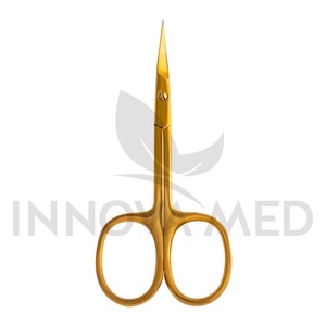 Juego de tijeras de uñas Premium, hoja curvada de acero inoxidable para manicura, pedicura, uñas de los pies, viene con estuche ecológico - Product Image 5