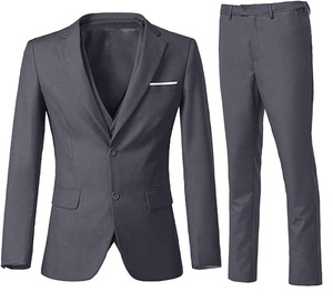Vente en gros de costumes pour hommes coupe ajustée nouveauté à la mode décontractée pour le bureau tenue de cérémonie pantalon manteau costume pour hommes - Product Image 2