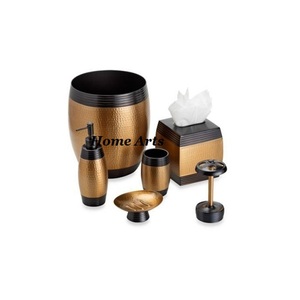 Juego de baño martillado de acero inoxidable con calidad superior Juego de baño de forma personalizada a un precio asequible - Product Image 5
