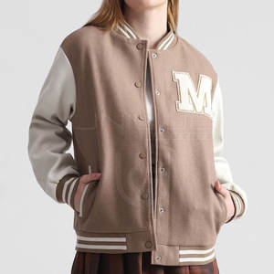 Veste Letterman pour femmes de qualité supérieure Veste Letterman à séchage rapide Veste Letterman à manches longues - Product Image 4