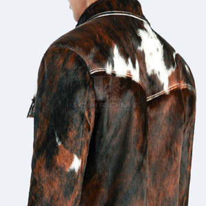 Veste en cuir de vachette grande taille vente en gros veste d'hiver pour l'extérieur veste en cuir de vachette pour hommes à des prix abordables - Product Image 6