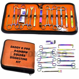 Multi <b>Rainbow</b> Color 23 Pieces Advanced <b>Lab</b> Dissection Kit- for Anatomy & Biology Students <b>Lab</b> Veterinary Botany Stainless Steel - Product Image 3
