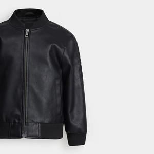 Veste d'hiver haut de gamme pour homme au meilleur prix coupe-vent en cuir véritable teint uni imperméable toutes tailles disponibles - Product Image 2