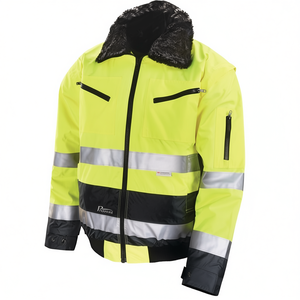 Chaqueta de Piloto de Alta Visibilidad Talla M Amarillo/Gris, Equipo de Seguridad y Supervivencia - Product Image 2