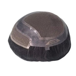 Toupee para Hombre Taz Hair, Peluca de Cabello Humano 100%, Densidad Cruda 60%-150%, Cabello Indio Remy, Resistente al Agua, Ondulado - Product Image 4
