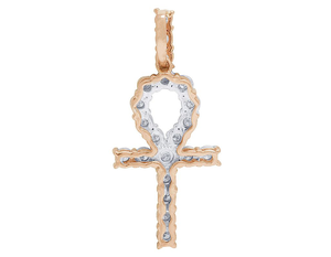Iced Out <b>Cross</b> Necklace <b>Pendant</b> For Men & Women Religious Gold Plated Jewelry Gifts For Everyone - Product Image 3