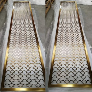 ที่กั้นห้องสแตนเลสแบบพับได้พรีเมี่ยม, ที่กั้นห้องห้องนั่งเล่นที่กั้นความเป็นส่วนตัวผนังกั้นห้องร้านเสริมสวยและสำนักงาน - Product Image 5