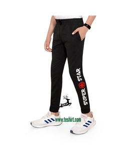 Pantalon de survêtement en coton solide Ready Ship Harem Jogger Pantalon Tissu tricoté Lavé Mode Workout Casual Joggers pour l'Inde en ligne - Product Image 4