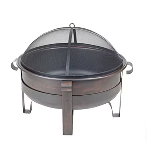 Modern Outdoor Heating Durable Fire Pits <b>Chimney</b> With Grille Design <b>Garden</b> BBQ Firepit Outdoor Portable Fire Pits Hot Selling - Product Image 5