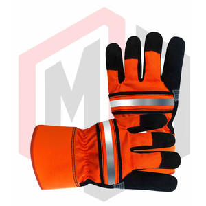 Gants de sécurité résistants à la chaleur de la meilleure qualité Fabricant OEM/ODM disponible Protection au travail Personnaliser la texture du grain du cuir - Product Image 4