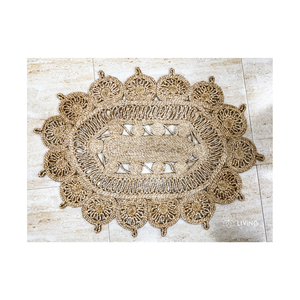 Premium Handwoven Jute <b>Rugs</b> for Living Room Natural Eco Friendly Floor Carpet for Home Decoration - Product Image 2