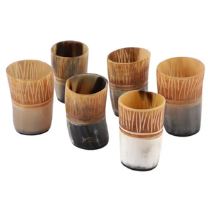 Copa de cuernos africanos de gran venta auténtica 100%, copa de cuernos vikingos para beber, acabado Natural creativo en Pries baratos - Product Image 1