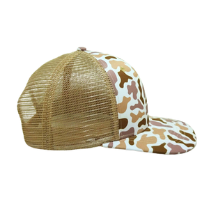 Vente en gros de casquettes personnalisées en coton 6 panneaux casquettes de camouflage casquettes structurées Snapback Old Duck Camo Hunting 112 casquettes de camionneur pour hommes - Product Image 4