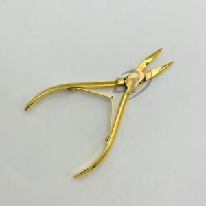 Pinzas de Acero Inoxidable con Baño de Oro para Extensiones de Cabello, Pinzas de Microperlas, las Más Vendidas para Extensiones de Cabello Humano - Product Image 2