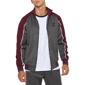 Ensemble de survêtement décontracté pour homme au design classique, deux pièces avec veste et pantalon assortis, adapté à un usage quotidien - Product Image 4