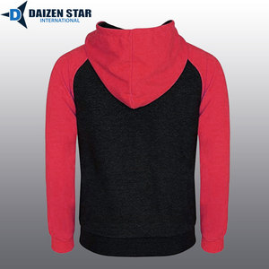 Men's Zipper Hoodies Solid Color 100% Cotton Fleece Regular Fit Winter Casual Front OEM Service 500 Grams Streetwear - Product Image 6