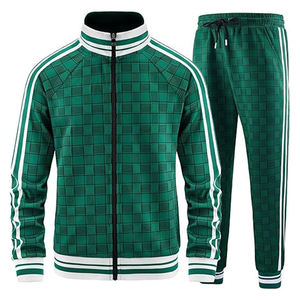 Tendance Vente en gros Impression personnalisée Logo Haute Qualité Sport Gym polyester spandex Polaire Sweat à capuche zippé pour hommes Survêtement - Product Image 1