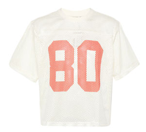 Camiseta de malla cuadrada de alta calidad, camiseta con hombros caídos, Camiseta con hombros caídos, transpirable, ligera, de secado rápido, Impresión de logotipo personalizado, OEM - Product Image 1