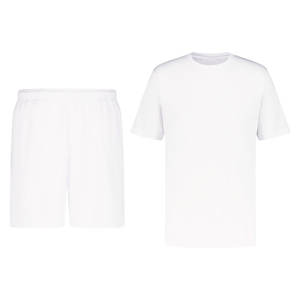 Venta al por mayor por encargo de alta calidad conjunto corto transpirable Venta caliente cómodo hombres camisetas y pantalones cortos conjunto para trajes de verano - Product Image 1