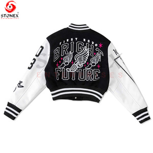 Nueva tendencia, chaqueta universitaria para mujer para invierno, el mejor proveedor, venta de chaquetas de alta calidad para mujer, prendas de vestir personalizadas para invierno al aire libre - Product Image 2